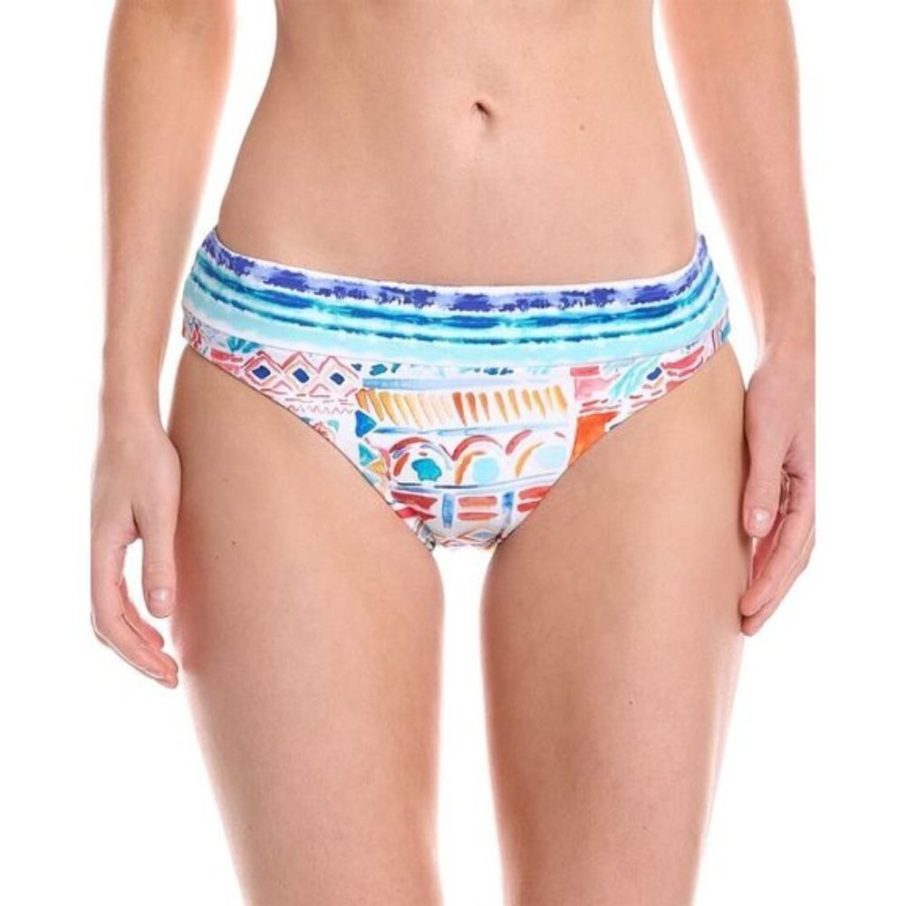 La Blanca 'Terra Italia' Reversible Hipster Bikini Swimsuit Bottom, Multicolor
